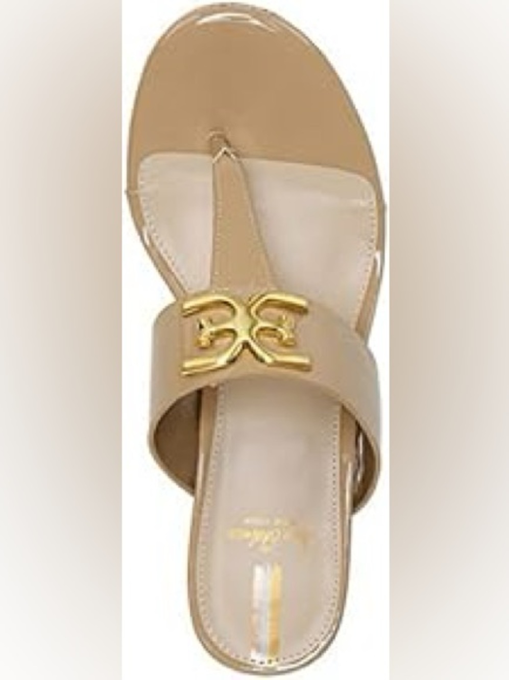 Sam Edelman Yardlie Patent Cork Wedge Sandals Womens 7.5 shoes - Picture 2 of 11